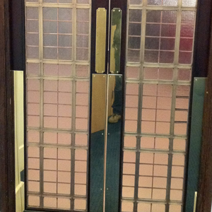 Completed double doors