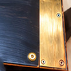 Brass detail and finish