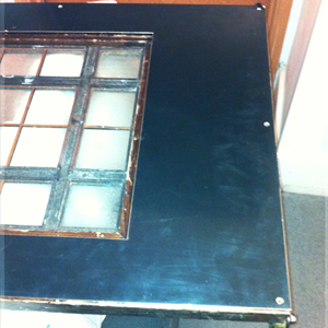 Bespoke brass protection plate