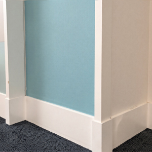 Base and edge trim detail