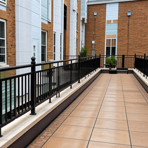 Completed walkway