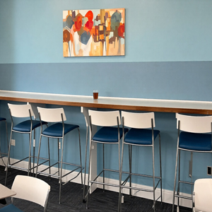 Restaurant seating area